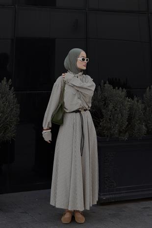 Paris Fular Yaka Pötikare Takım - Haş