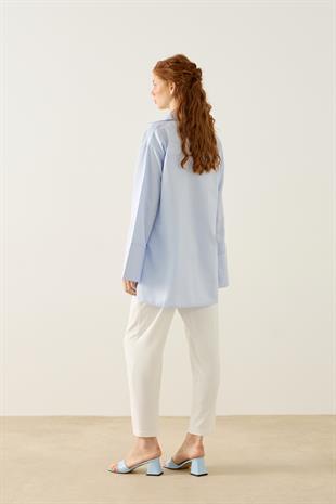 Petra Kruvaze Bağlamalı Gömlek - Bebemavi