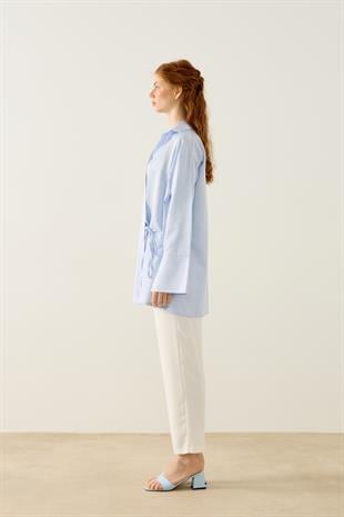 Petra Kruvaze Bağlamalı Gömlek - Bebemavi