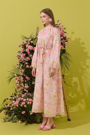 Rosa Vual Baskılı Pamuk Elbise 