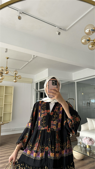 ROSE VİSCON ELBİSE