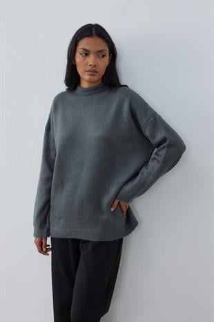 Saint Yün Karışımlı Basic Kazak- Antrasit