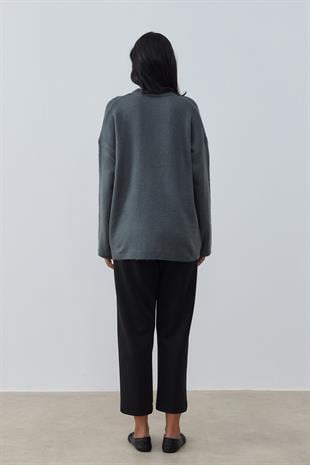 Saint Yün Karışımlı Basic Kazak- Antrasit