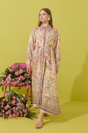 Serenity Nervürlü Elbise 