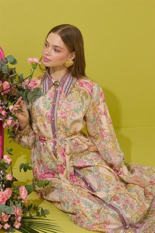 Serenity Nervürlü Elbise 