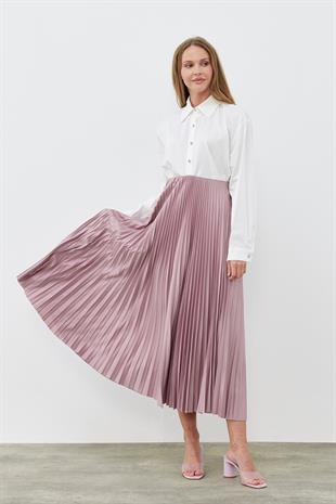 SINDY PİLİSELİ ETEK - EFLATUN