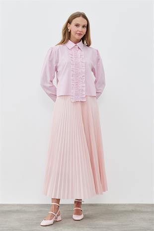 STELLA FIRFIRLI GÖMLEK - PEMBE