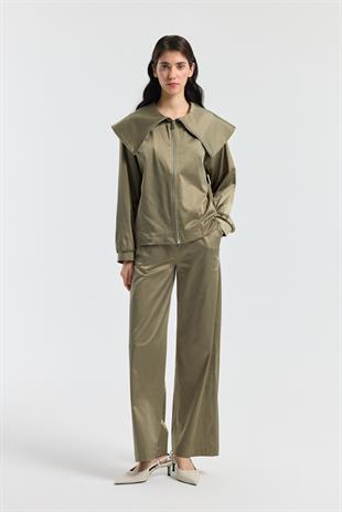 Sunday Denizci Yaka Saten Takım - Çağla