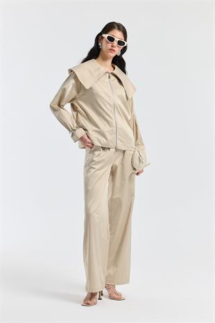 Sunday Denizci Yaka Saten Takım - Taş