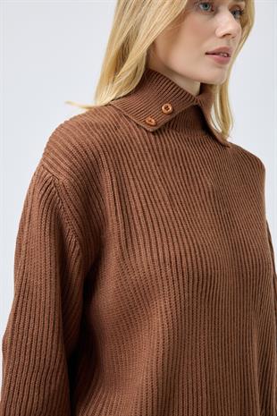 Tina Boğazlı Kazak - Bakır