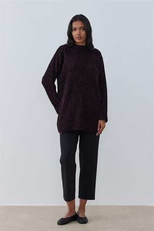 Yasmin Simli Kazak- Bordo