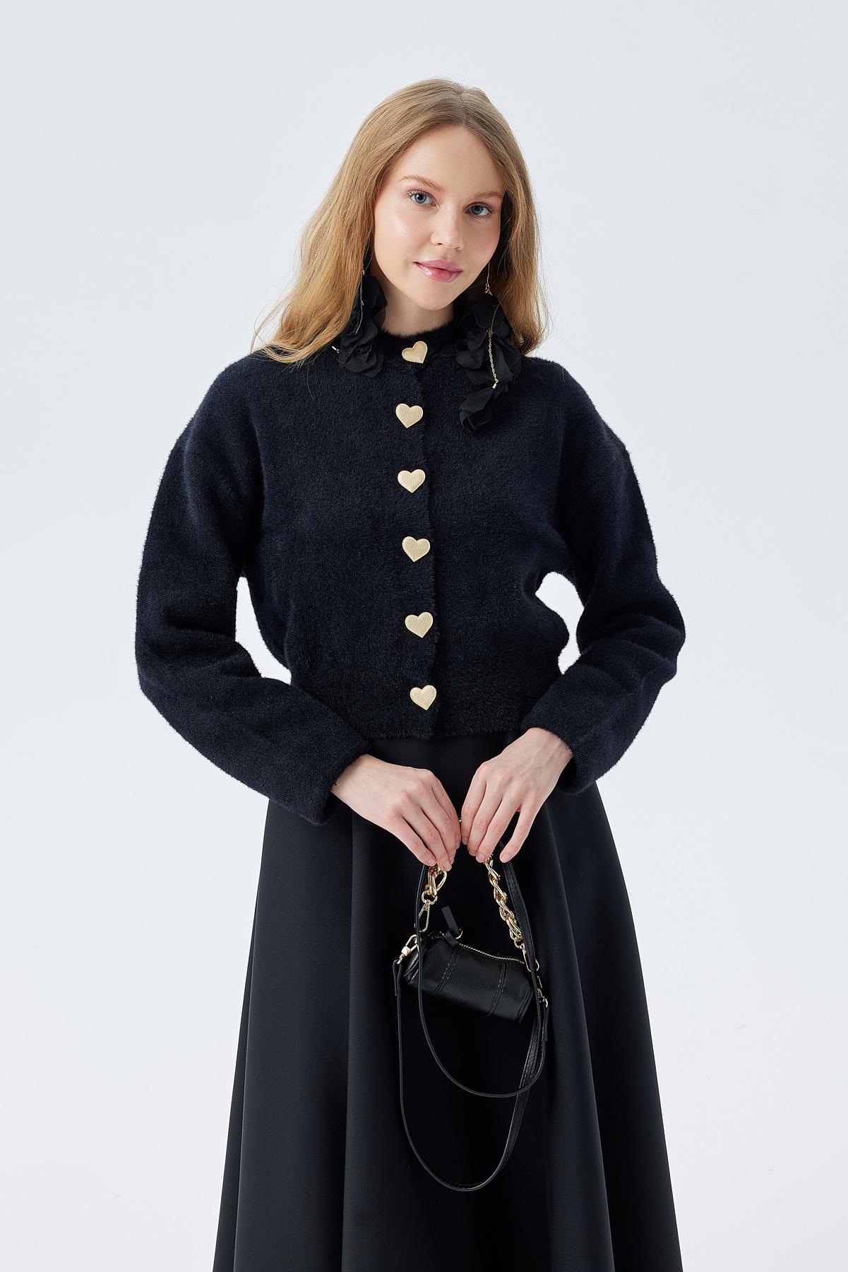 ALLER ZİNCİR DETAYLI ÇANTA - SİYAH 