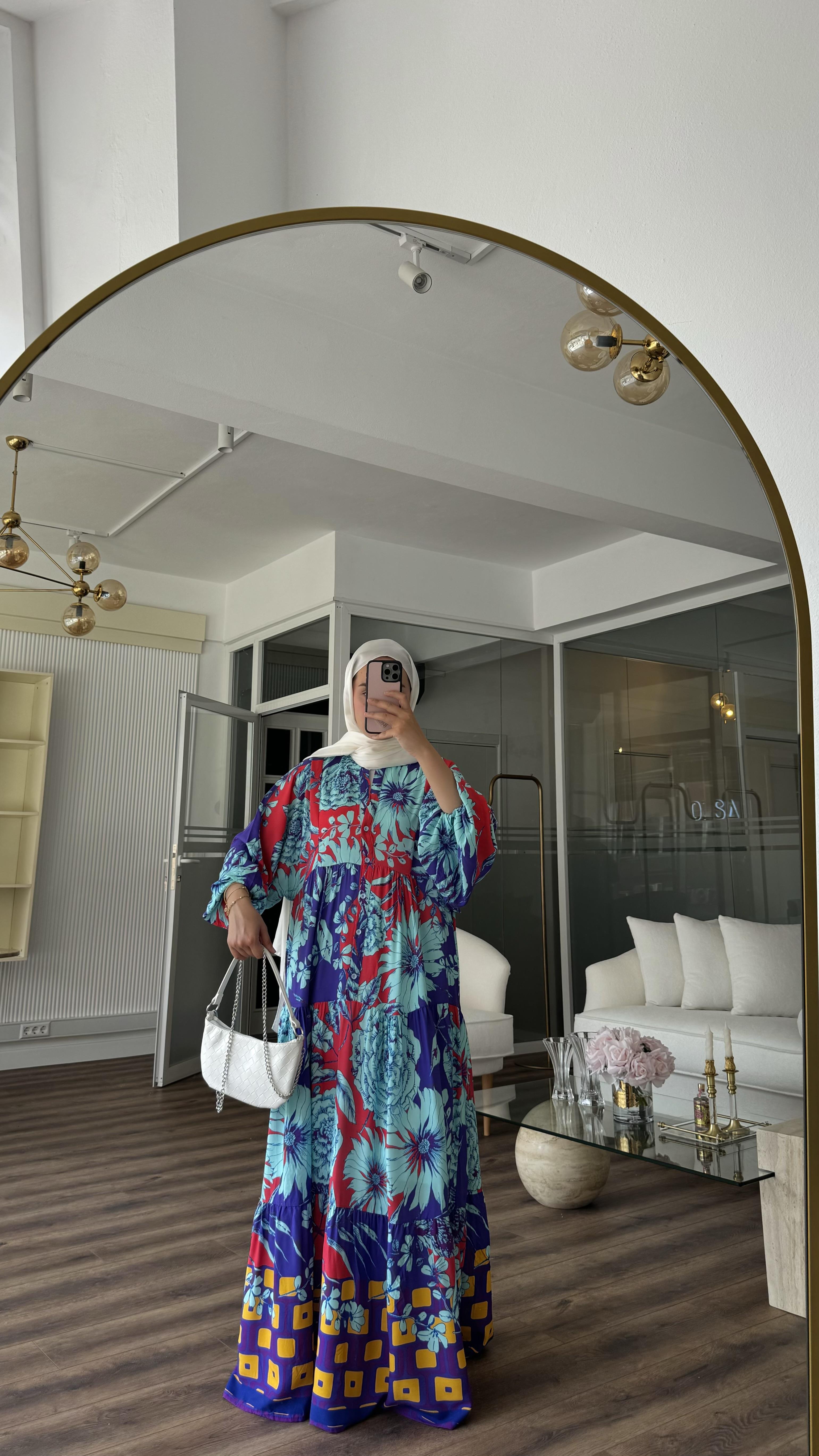 ANGELA VİSKON ELBİSE