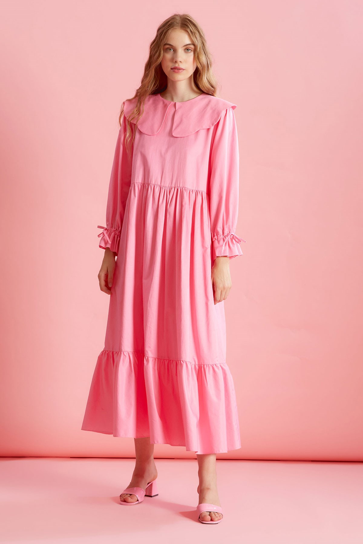 Bonica Elbise - Pembe