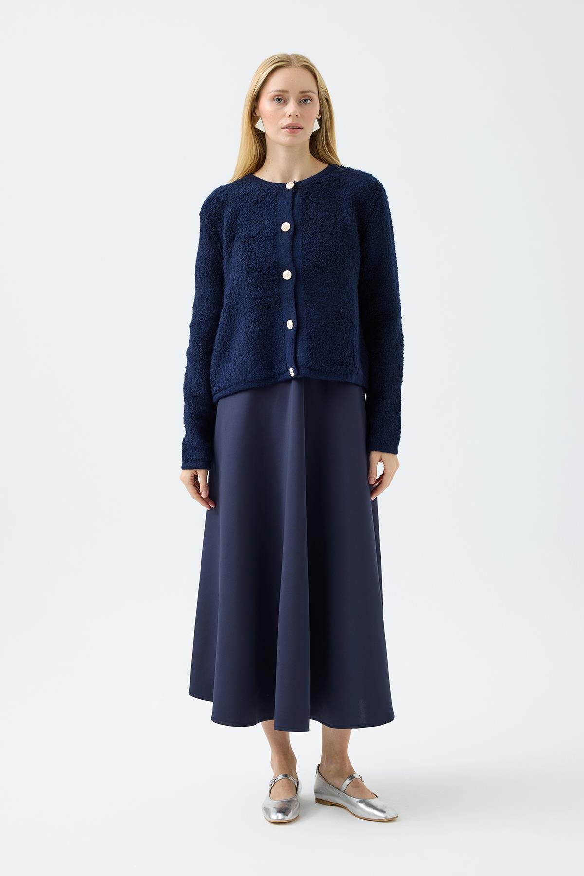 Ceremony Buklet Hırka - Lacivert