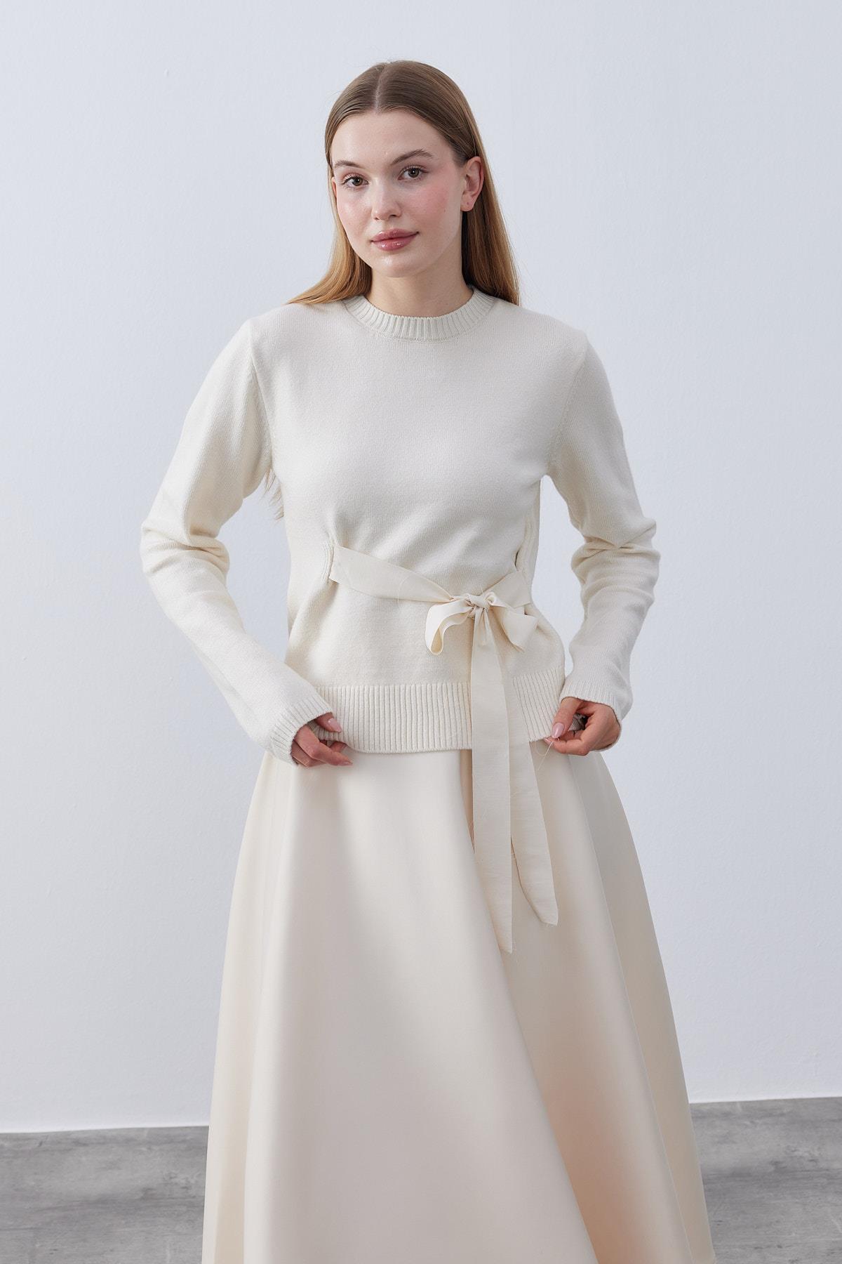 Clark Mix Triko Hırka- Krem