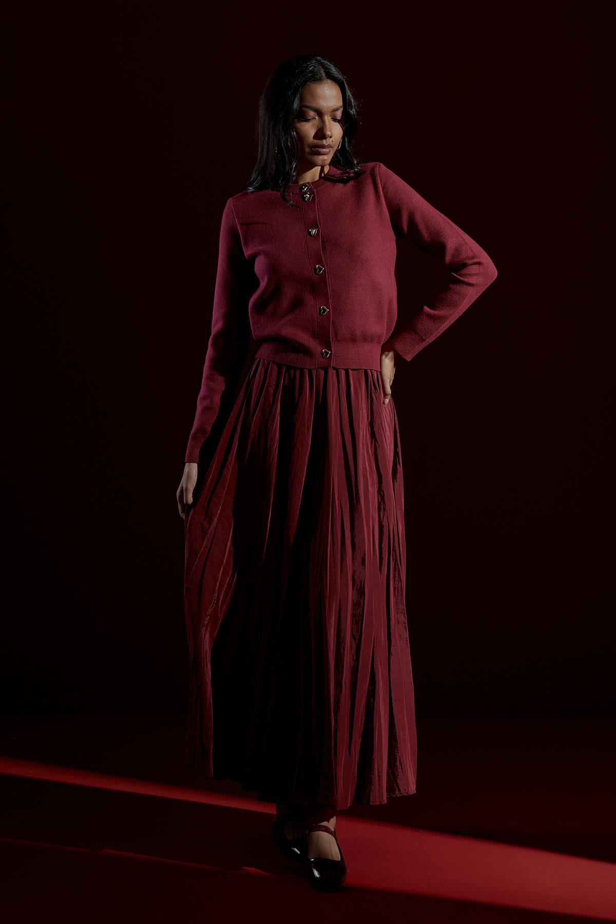 Elite Maxi Boy Crush Etek- Bordo