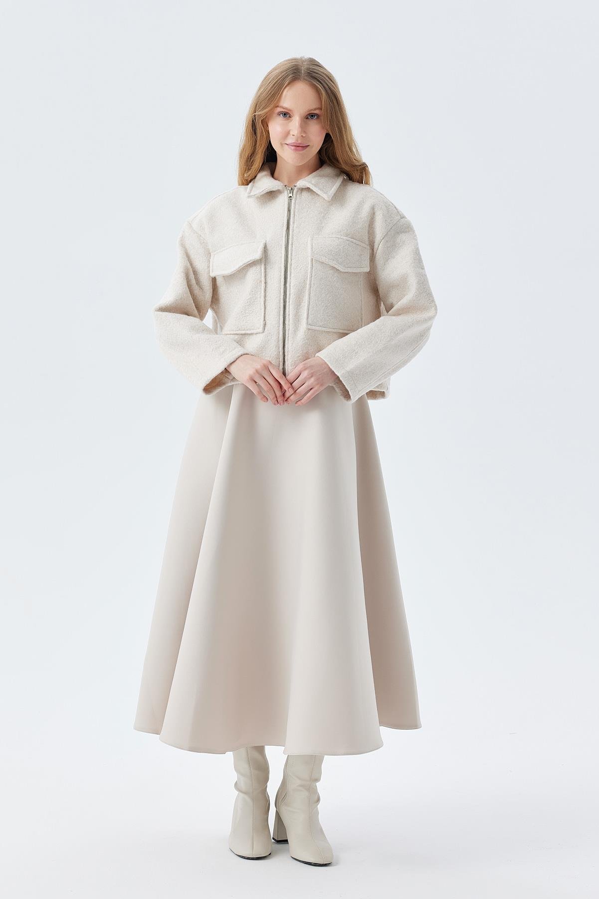 MADRİD KAŞE CEKET - BEJ