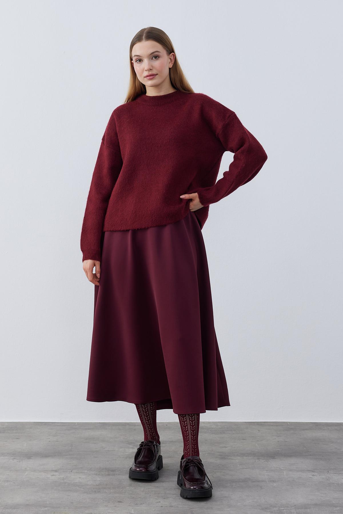 Maren Basic Kazak- Bordo