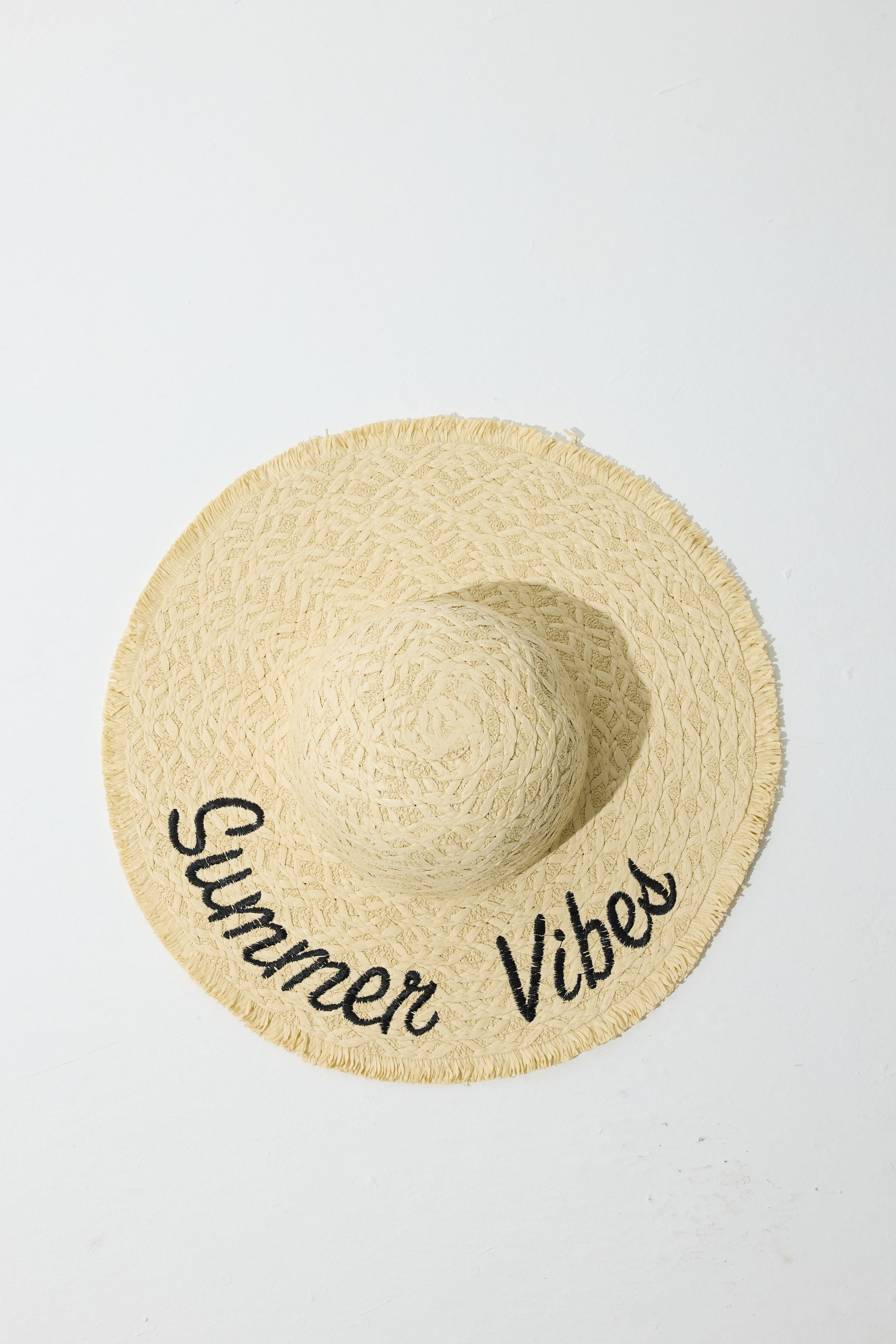 Summer Hasır Şapka - Natürel