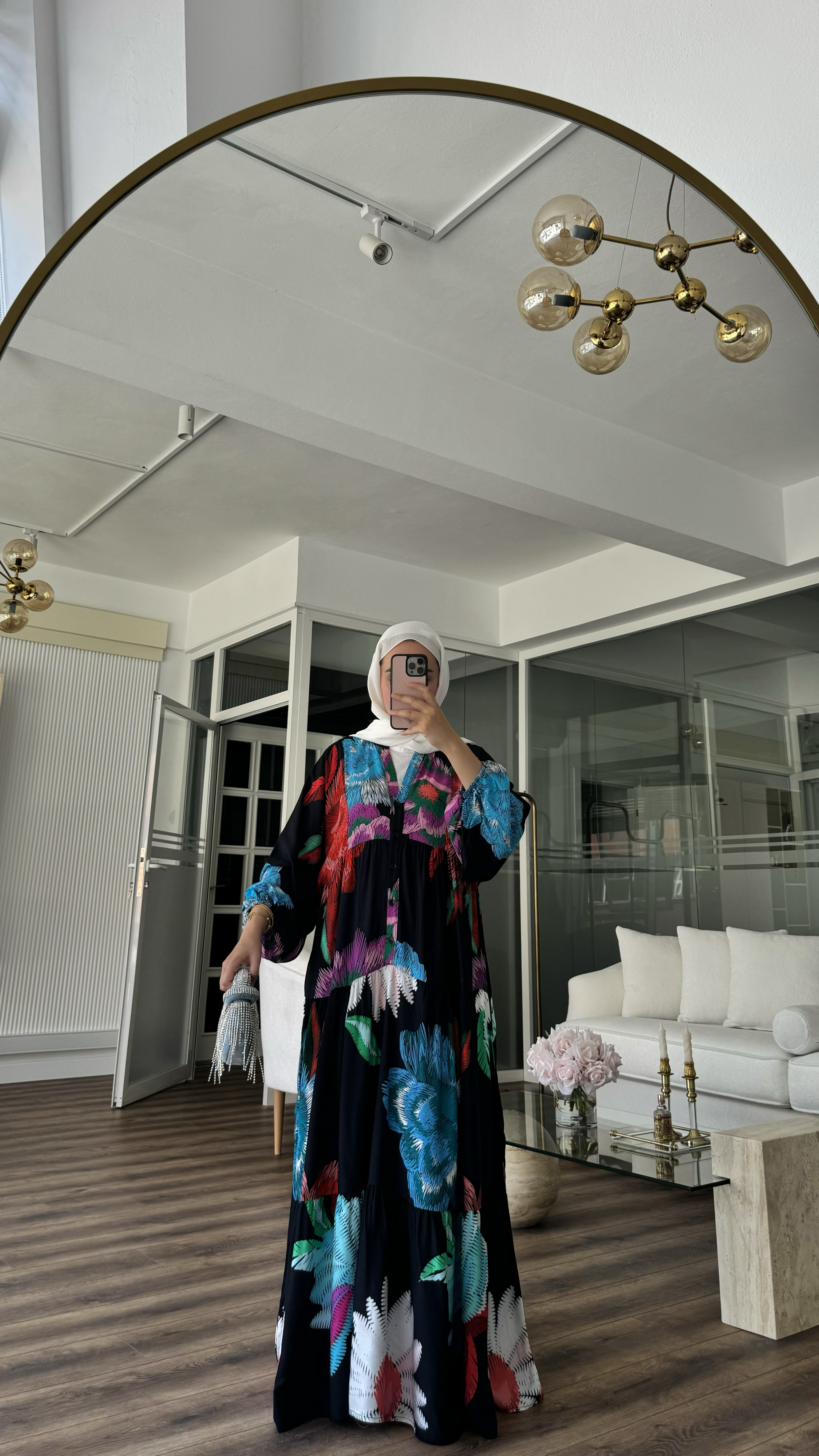 WISSENTE VISCON ELBİSE - SİYAH