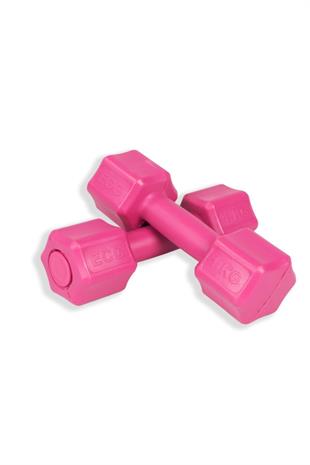 Ecgspor 1 KG PEMBE Dambıl Seti 1 KG x 2 Toplam 2 KG Ağırlık Seti
