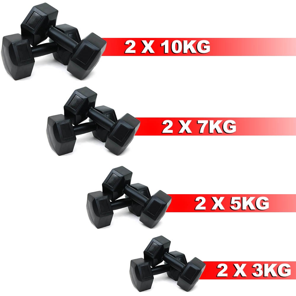 Ecgspor 50kg Antreman Full Dambıl Seti(2x10 kg+2x7kg+2x5 kg+2x3kg)