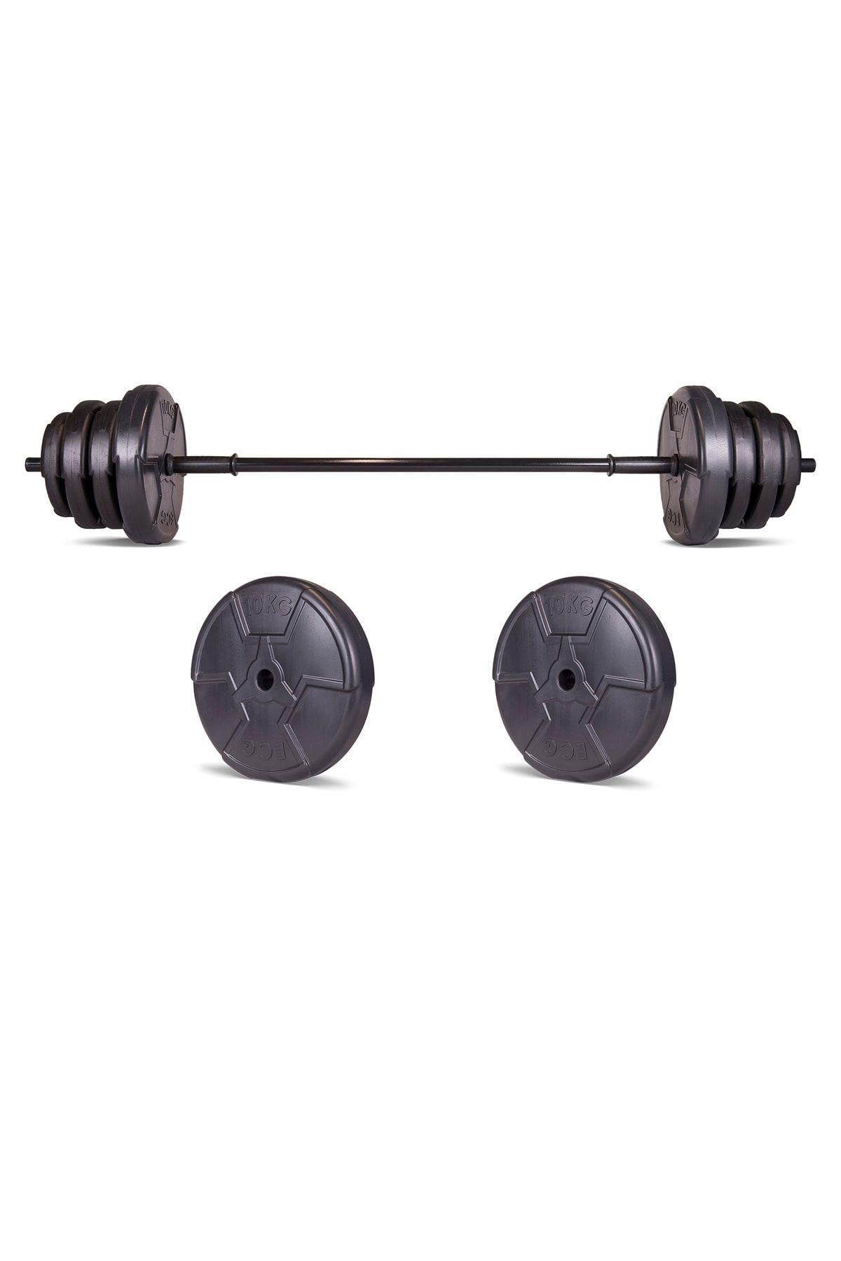 Ecgspor HERO Serisi 22 Kg Halter Seti - Deadlift Squat Biceps Triceps Shoulder
