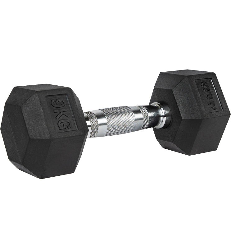 VirtuFit Hexa Dumbbell Pro – Altıgen Dambıl – 9 kg (Tek)