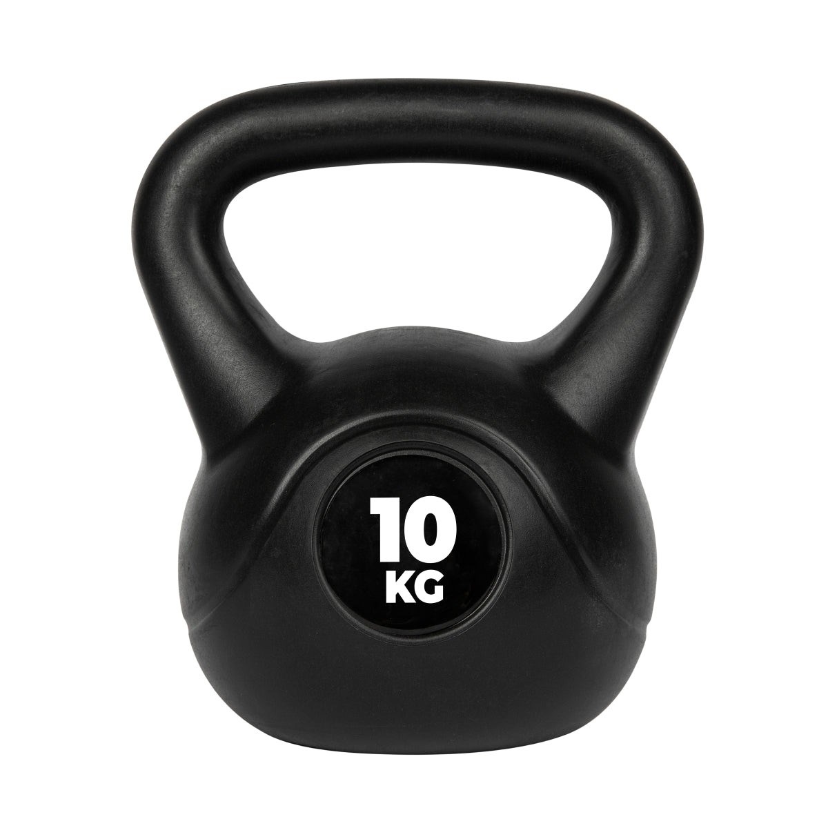 VirtuFit PVC Kettlebell – 10 kg – Siyah