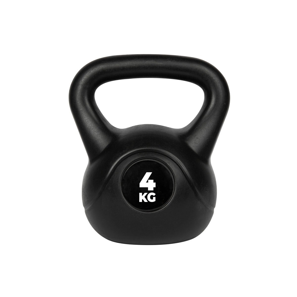VirtuFit PVC Kettlebell – 4 kg – Siyah