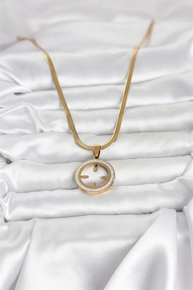 316L Çelik İtalyan Zincir Model Çeyrek Takılabilir Kadın Kolye