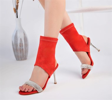 Brit Süet Booite -Turuncu