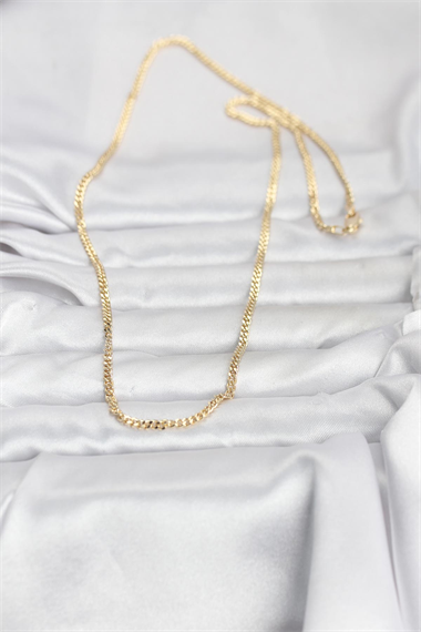 CM 14K Gold Renk 60 cm Zincir Kadın Kolye