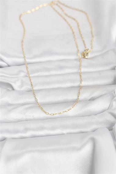 CM 14K Gold Renk 60 cm Zincirli Kadın Kolye