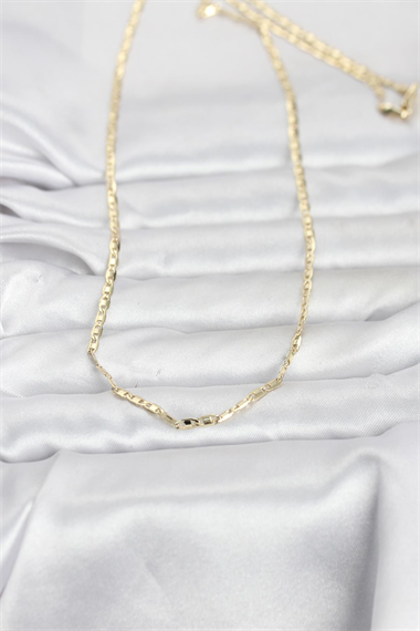CM 14K Gold Renk Gemici Zincir Model 60 cm Kadın Kolye
