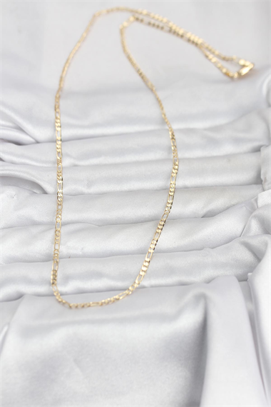 CM 14K Gold Renk İnce Kuşgözü Zincir Model 60 cm Kadın Kolye