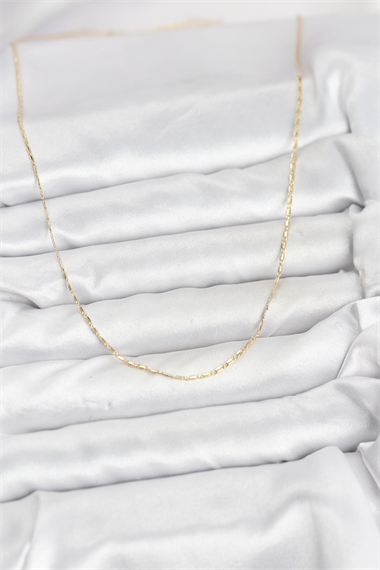 CM 14K Gold Renk Kesme Model 60 cm Kadın Kolye