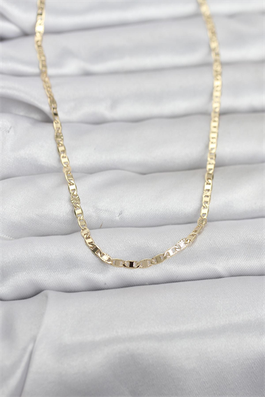 CM 14K Gold Renk Zincir Model 60 cm Kadın Kolye