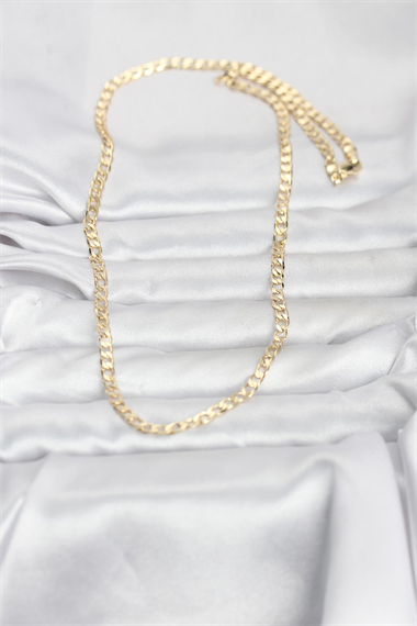 CM 14K Gold Renk Zincir Model 60 cm Kadın Kolye