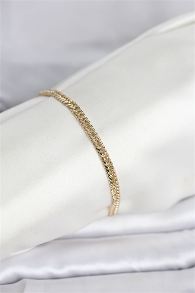 CM 14K Gold Renk Zincir Model Kadın Bileklik