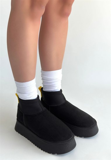 Cuen Süet Bot -Siyah