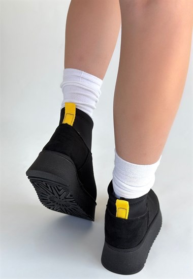 Cuen Süet Bot -Siyah