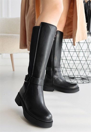 Diona Cilt Çizme -Siyah