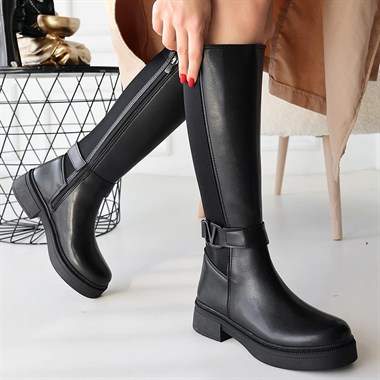 Diona Cilt Çizme -Siyah