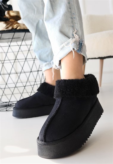 Edali Süet Bot -Siyah