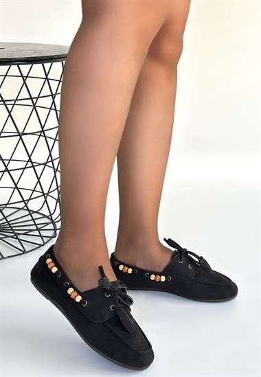 Elora Süet Babet -Siyah