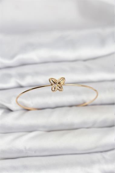 Kelebek Model Gold Renk Bileklik