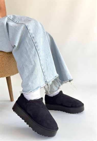 Mitay Süet Bot -Siyah