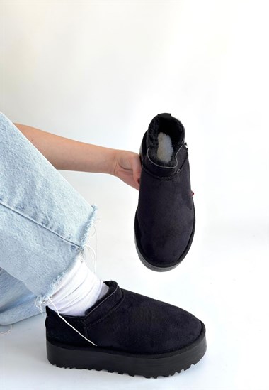 Mitay Süet Bot -Siyah